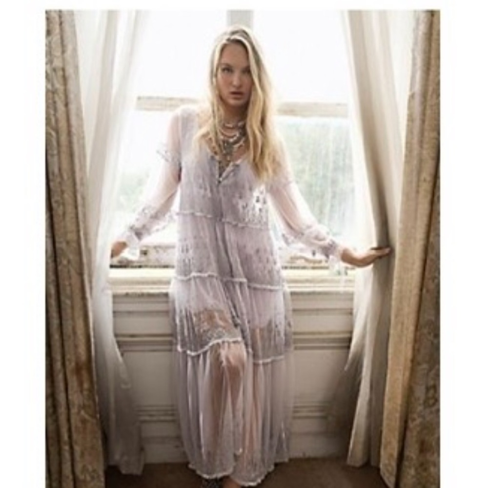 Free People Stevie Maxi Dress - Small - Lavender